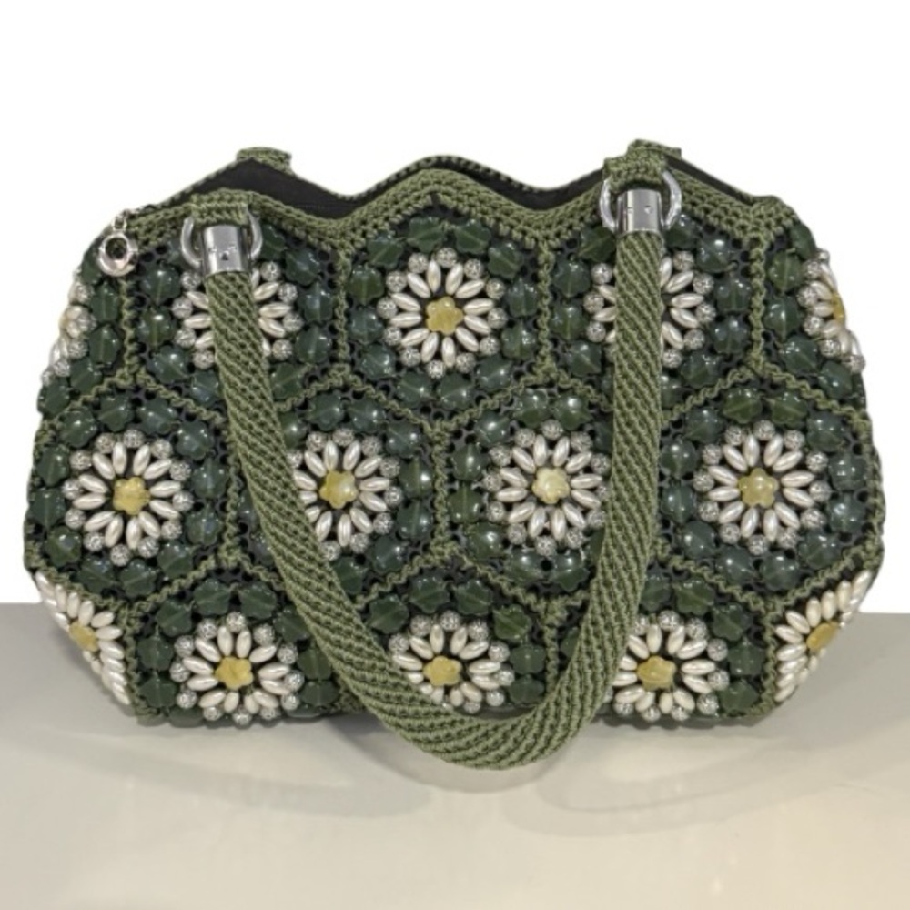 Boho Insp Handmade Beaded Shoulder Bag
